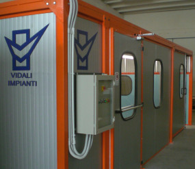 Vacuum-operated painting cabs