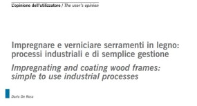Impregnare e verniciare serramenti in legno