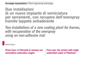 Nuovo impianto di verniciatura