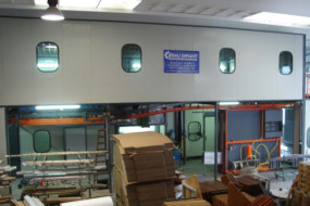 Automatic two floors two-rail conveyor